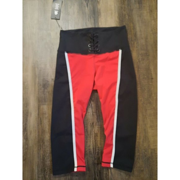 Grrrl Clothing Leggings weili/Victoria red black 26 x 15.5 - Picture 1 of 7